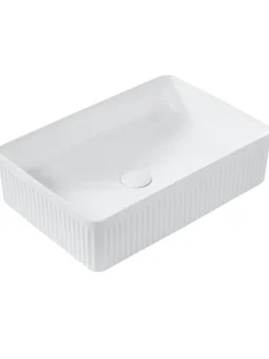 Waschbecken GELDO in Weiß - (W) 50 x (H) 13 x (L) 34 cm