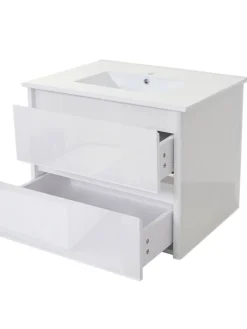 Waschbecken mit Unterschrank B19, Weiß