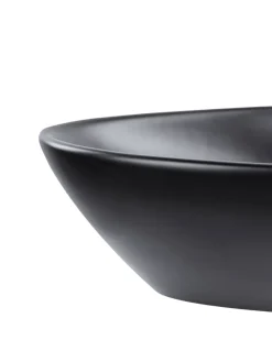 Waschbecken TIRIG in Schwarz - (W) 60 x (H) 14 x (L) 39 cm