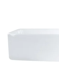 Waschbecken ULUA in Weiß - (W) 61 x (H) 11 x (L) 35 cm