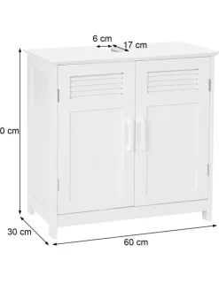 Waschbeckenunterschrank A85, Grau