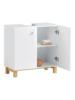 Waschbeckenunterschrank in Weiß - (B)60 x (H)60 x (T)30cm