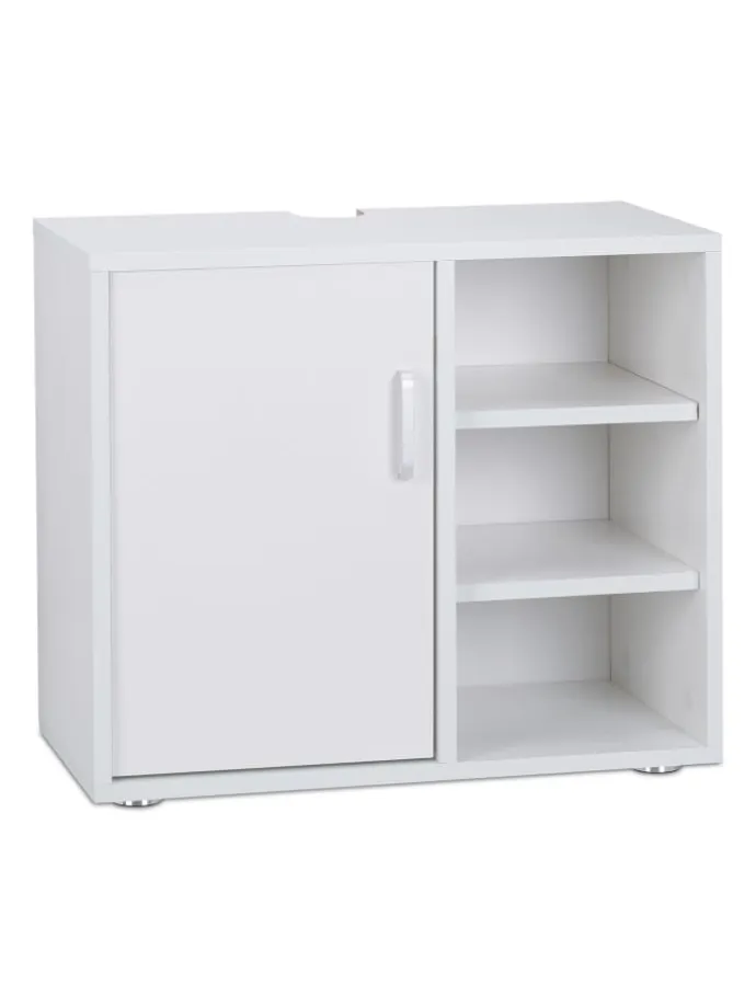 Waschbeckenunterschrank in Weiß - (B)60 x (H)51 x (T)32 cm