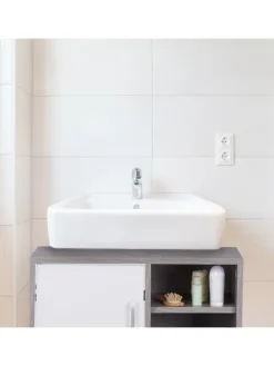 Waschbeckenunterschrank in Grau - (B)60 x (H)51 x (T)32 cm