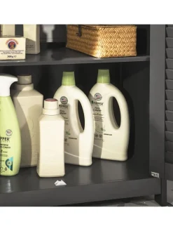 Waschbeckenunterschrank in Dunkelgrau - (B)60 x (H)58 x (T)35cm