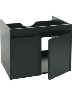 Waschbeckenunterschrank L86, Schwarz