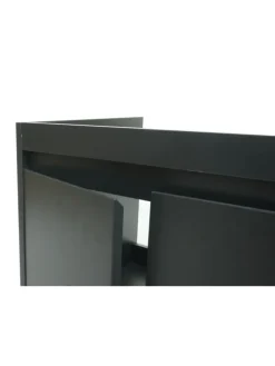 Waschbeckenunterschrank L86, Schwarz