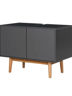 Waschbeckenunterschrank LINDHOLM in Matt Grau