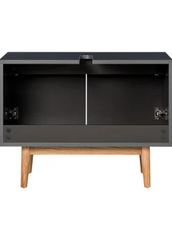 Waschbeckenunterschrank LINDHOLM in Matt Grau