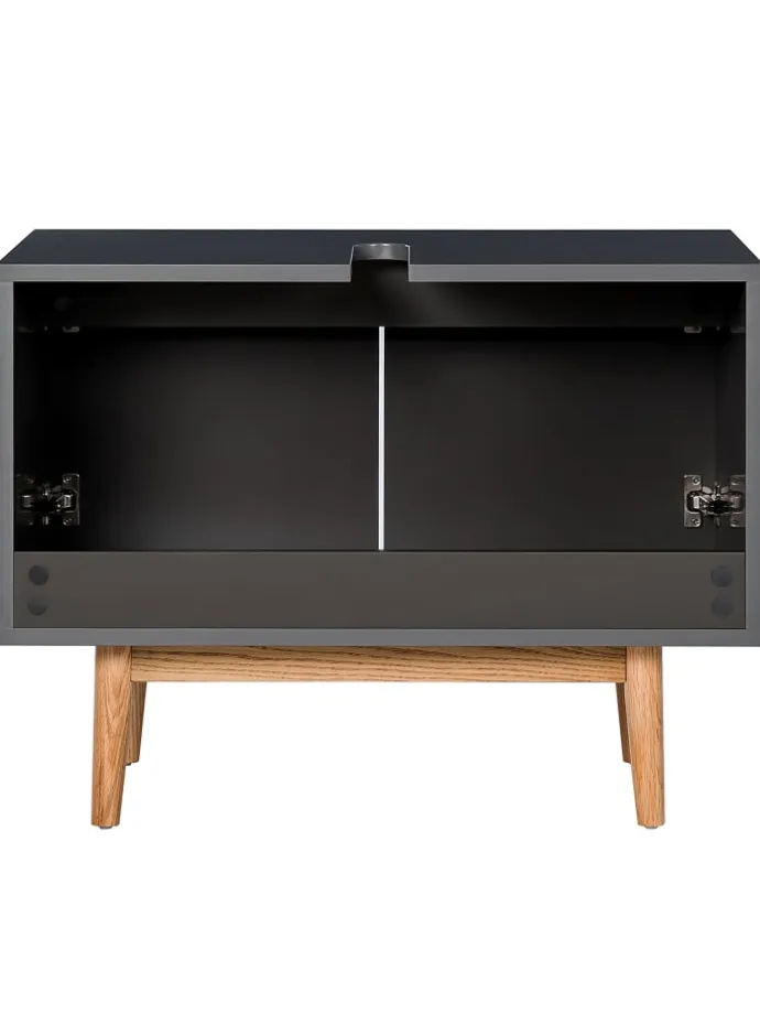 Waschbeckenunterschrank LINDHOLM in Matt Grau