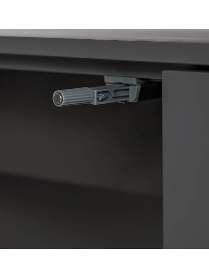 Waschbeckenunterschrank LINDHOLM in Matt Grau