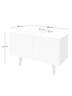 Waschbeckenunterschrank LINDHOLM in Matt Grau