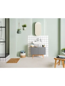 Waschbeckenunterschrank LINDHOLM in Matt Grau