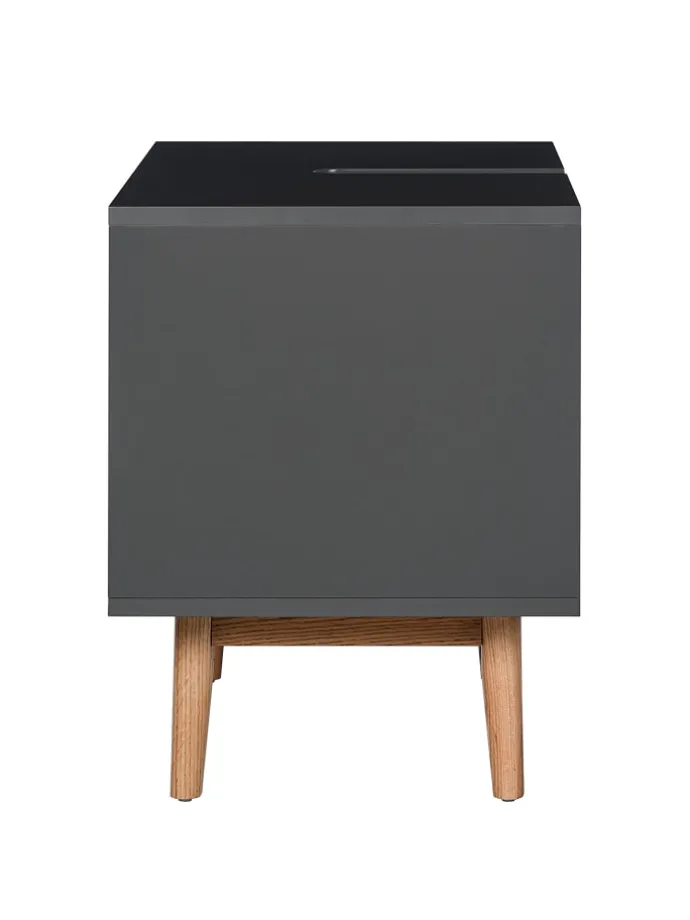 Waschbeckenunterschrank LINDHOLM in Matt Grau