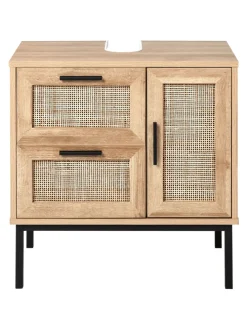 Waschbeckenunterschrank ROSELL in /Braun - (W) 60 x (H) 60 x (L) 40 cm