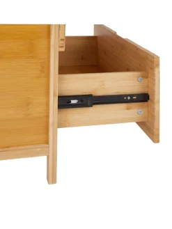 Waschbeckenunterschrank WHITE SANDS in Braun / Weiß