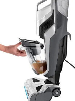 Wasch-Sauger ''CrossWave C3'' in Weiß/ Grau - (B)30 x (H)116,8 x (T)27 cm