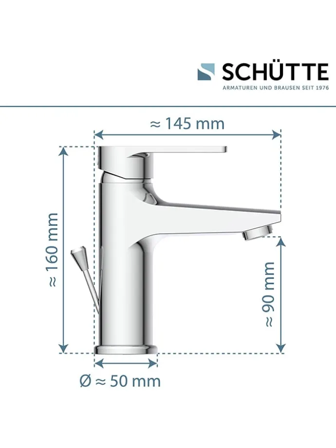 Waschtischarmatur "Derby" in Chrom