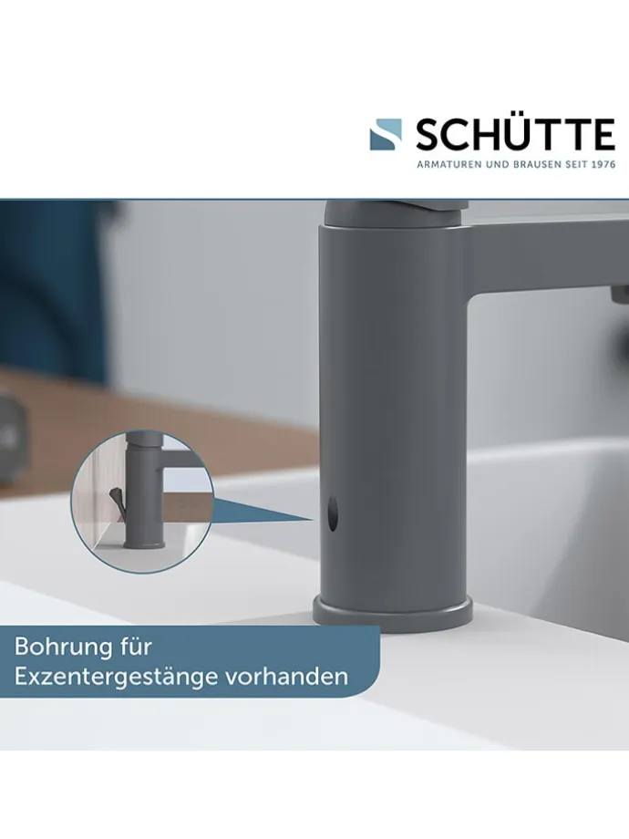 Waschtischarmatur "Elephant" in Anthrazit