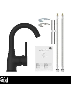 Waschtischarmatur "Futura" in Schwarz