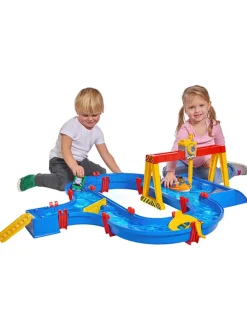 Wasserbahn "AquaPlayContainerPort" in Blau - ab 3 Jahren