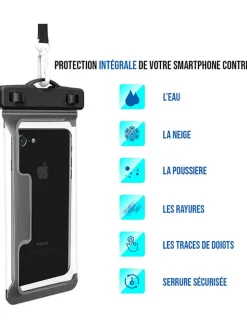 Wasserdichtes Case in Schwarz