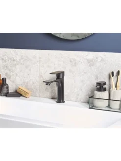 Wasserhähne BERLOI in Schwarz - (W) 5 x (H) 18 x (L) 13 cm