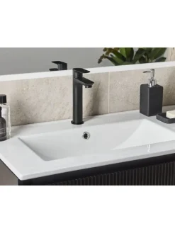 Wasserhähne CHIMBOTE in Schwarz - (W) 4 x (H) 21 x (L) 13 cm