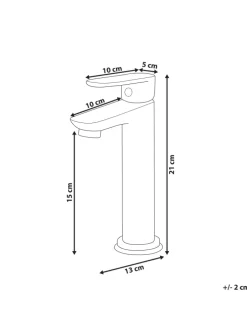 Wasserhähne CHIMBOTE in Schwarz - (W) 4 x (H) 21 x (L) 13 cm