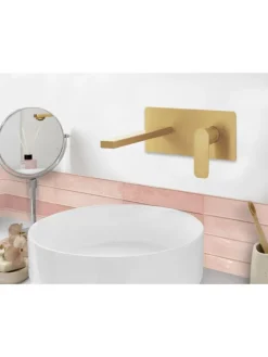 Wasserhähne DICHATO in Gold - (W) 23 x (H) 10 x (L) 20 cm