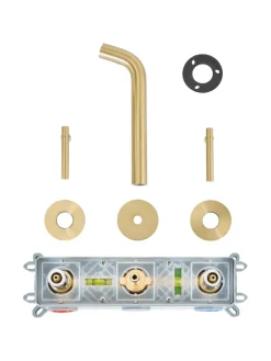 Wasserhähne ISHINCA in Gold - (W) 33 x (H) 10 x (L) 20 cm