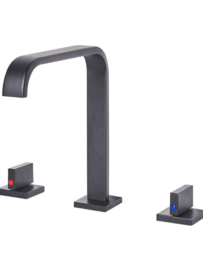 Wasserhähne KAGERA in Schwarz - (W) 5 x (H) 23 x (L) 21 cm