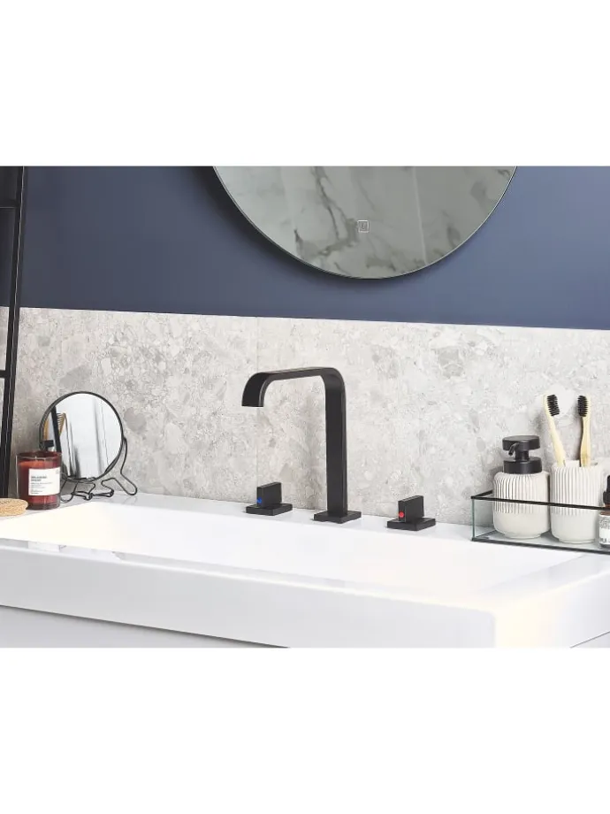 Wasserhähne KAGERA in Schwarz - (W) 5 x (H) 23 x (L) 21 cm