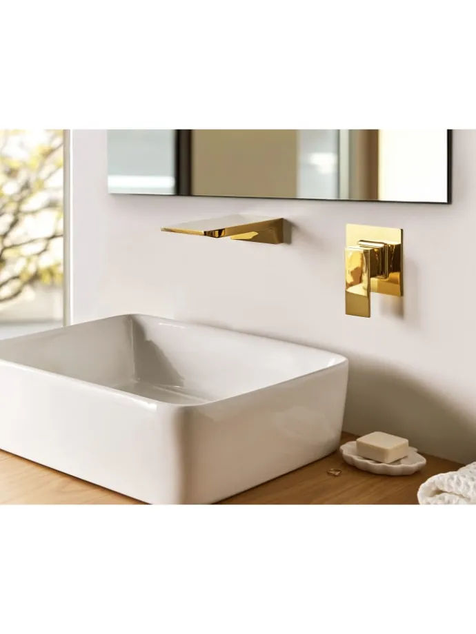 Wasserhähne KARUAY in Gold - (W) 10 x (H) 10 x (L) 18 cm