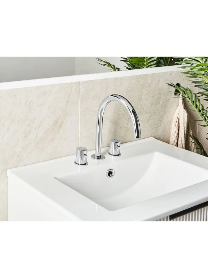 Wasserhähne PILCOMAYO in Silber - (W) 4 x (H) 24 x (L) 21 cm