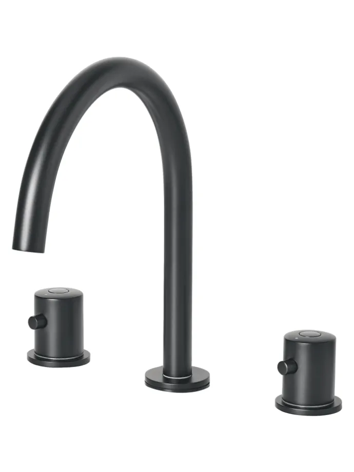 Wasserhähne PILCOMAYO in Schwarz - (W) 4 x (H) 24 x (L) 21 cm