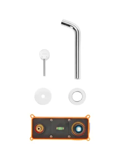 Wasserhähne TRAFUL in Silber - (W) 33 x (H) 10 x (L) 20 cm