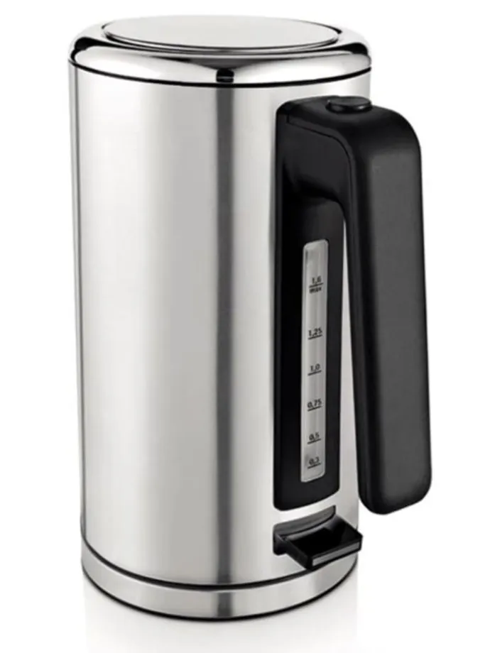 Wasserkocher "Lono" in Silber/ Schwarz - 1,6 l