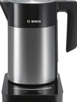 Wasserkocher "Sliding Base" in Schwarz/ Silber - 1,7 l