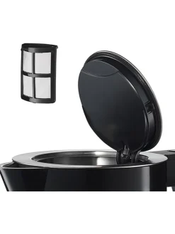 Wasserkocher "Sliding Base" in Schwarz/ Silber - 1,7 l