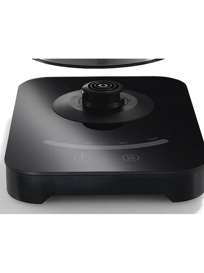 Wasserkocher "Sliding Base" in Schwarz/ Silber - 1,7 l