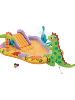Wasserspiel-Planschbecken "Dino" - (B)201 x (H)69 x (T)157 cm - ab 2 Jahren