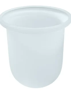 WC-Ersatz-Bürstenbehälter in Hellblau - (H)11 x Ø 11 cm