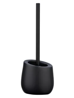 WC-Garnitur "Badi" in Schwarz - (H)38 cm