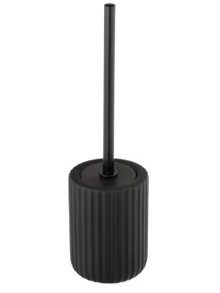 WC-Garnitur "Belluno" in Schwarz - (H)42 cm