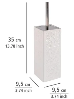 WC-Garnitur ''Cordoba'' in Weiß - (H)35 cm