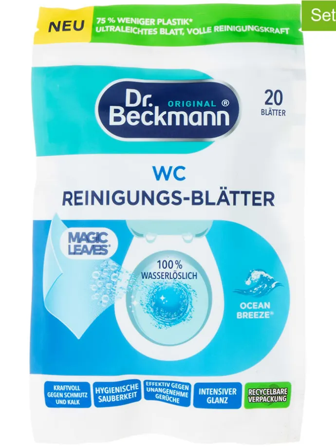 WC-Reinigungsblätter "Ocean", je 20 Stück