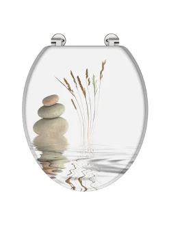 WC-Sitz "Balance" in Weiß/ Beige