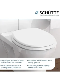WC-Sitz in Weiß
