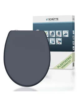 WC-Sitz mit Absenkautomatik in Anthrazit